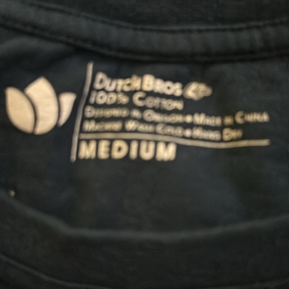 Dutch Bros Coffee Blue Crewneck T- Medium+ LARGE+XXL Sunshine Rare 2X - Picture 7 of 9